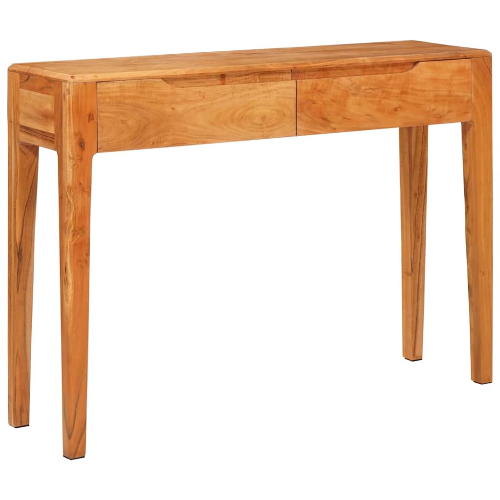 Konsoles galds ar atvilktni un glabātuvi, brūns, 110 x 30 x 80 cm