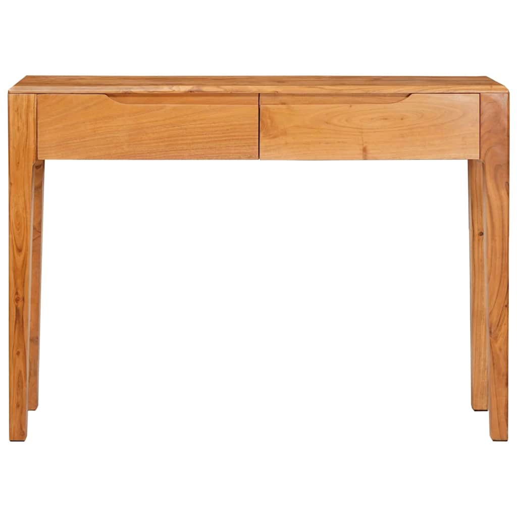 Konsoles galds ar atvilktni un glabātuvi, brūns, 110 x 30 x 80 cm
