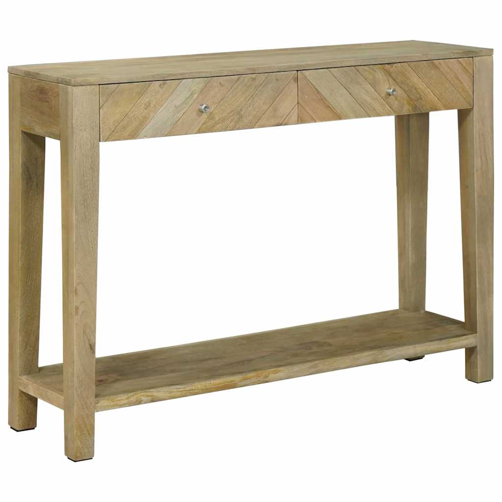 Konsolinis stalas su stalčių Natūraliai pilkas 110 x 30 x 80 cm