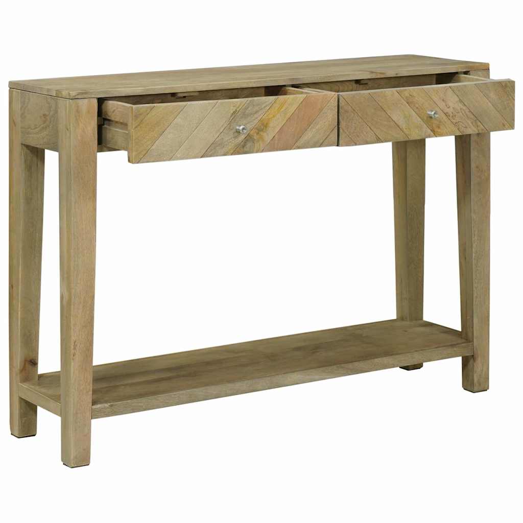 Konsolinis stalas su stalčių Natūraliai pilkas 110 x 30 x 80 cm