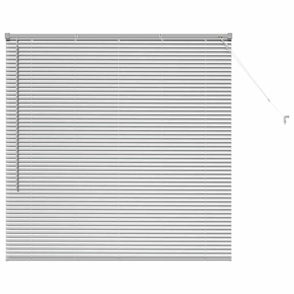 Venecijietiškos žaliuzės Sidabro 130 x 135 cm Aliuminis
