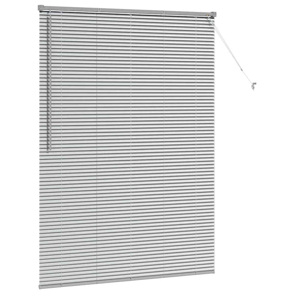 Venēcijas žalūzijas Sudraba 175 x 135 cm Alumīnijs