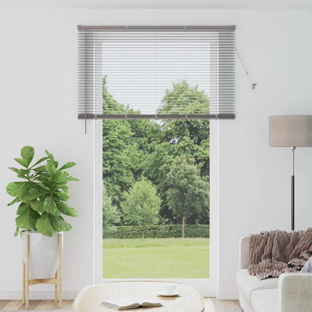 Venēcijas žalūzijas Sudraba 220 x 125 cm Alumīnijs