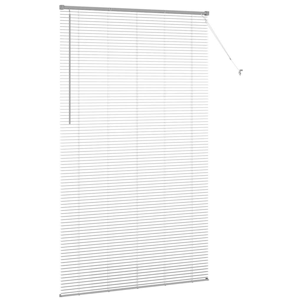 Venēcijas žalūzijas Sudraba 220 x 125 cm Alumīnijs