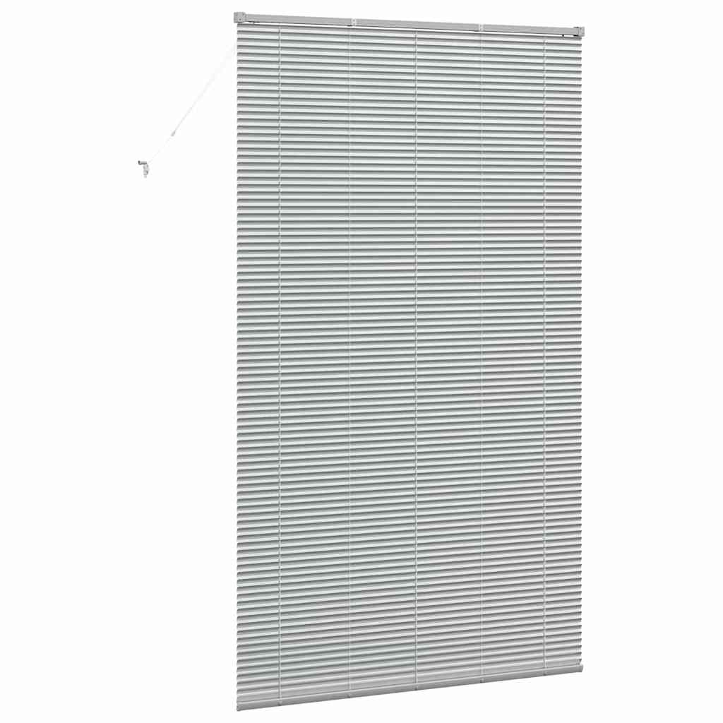 Venēcijas žalūzijas Sudraba 220 x 125 cm Alumīnijs