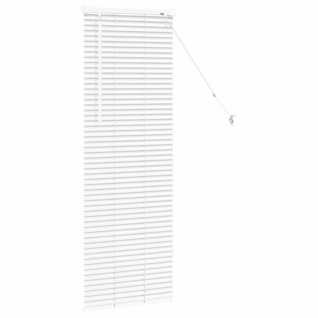 Venecijietiškos žaliuzės Balta 130 x 45 cm Aliuminis