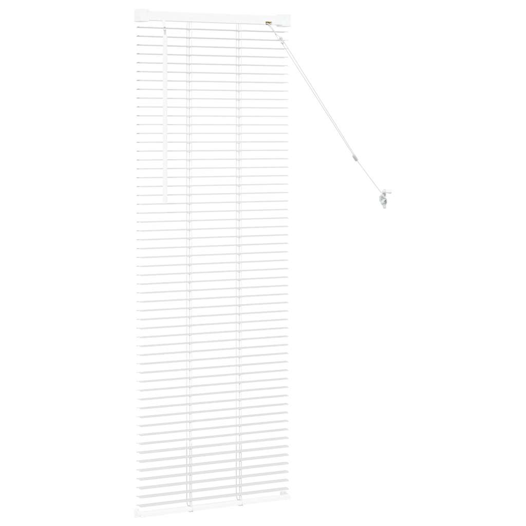 Venecijietiškos žaliuzės Balta 130 x 45 cm Aliuminis