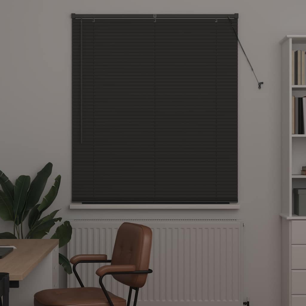 Venēciešu žalūzijas Tumši pelēks 175 x 115 cm Alumīnijs