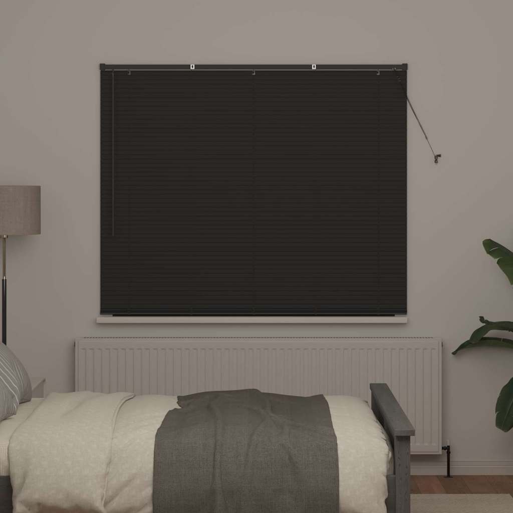 Venēcijas žalūzijas Tumši pelēka 175 x 160 cm Alumīnijs