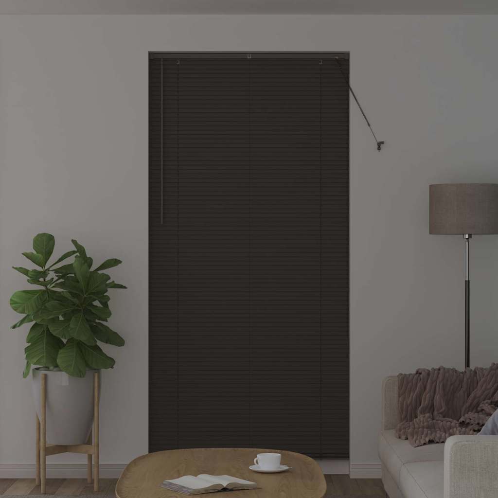 Venēcijas žalūzijas Tumši pelēka 220 x 105 cm Alumīnijs