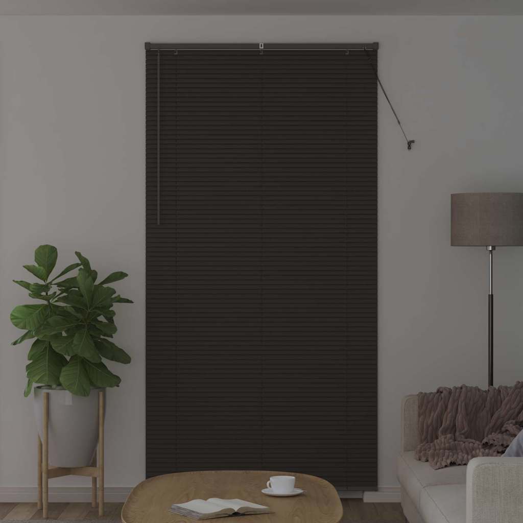 Venēcijas žalūzijas Tumši pelēka 220 x 115 cm Alumīnijs