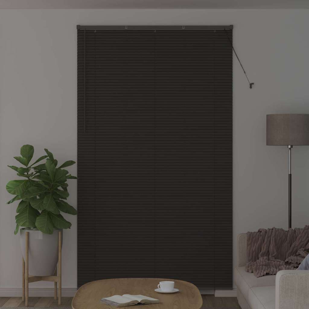 Venēciešu žalūzijas Tumši pelēks 220 x 125 cm Alumīnijs