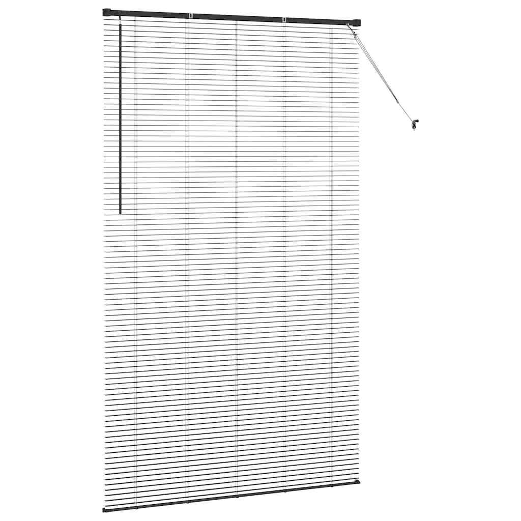 Venēcijas žalūzijas Melns 220 x 135 cm Alumīnijs