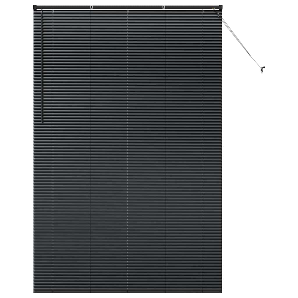 Venēcijas žalūzijas Melna 220 x 145 cm Alumīnijs