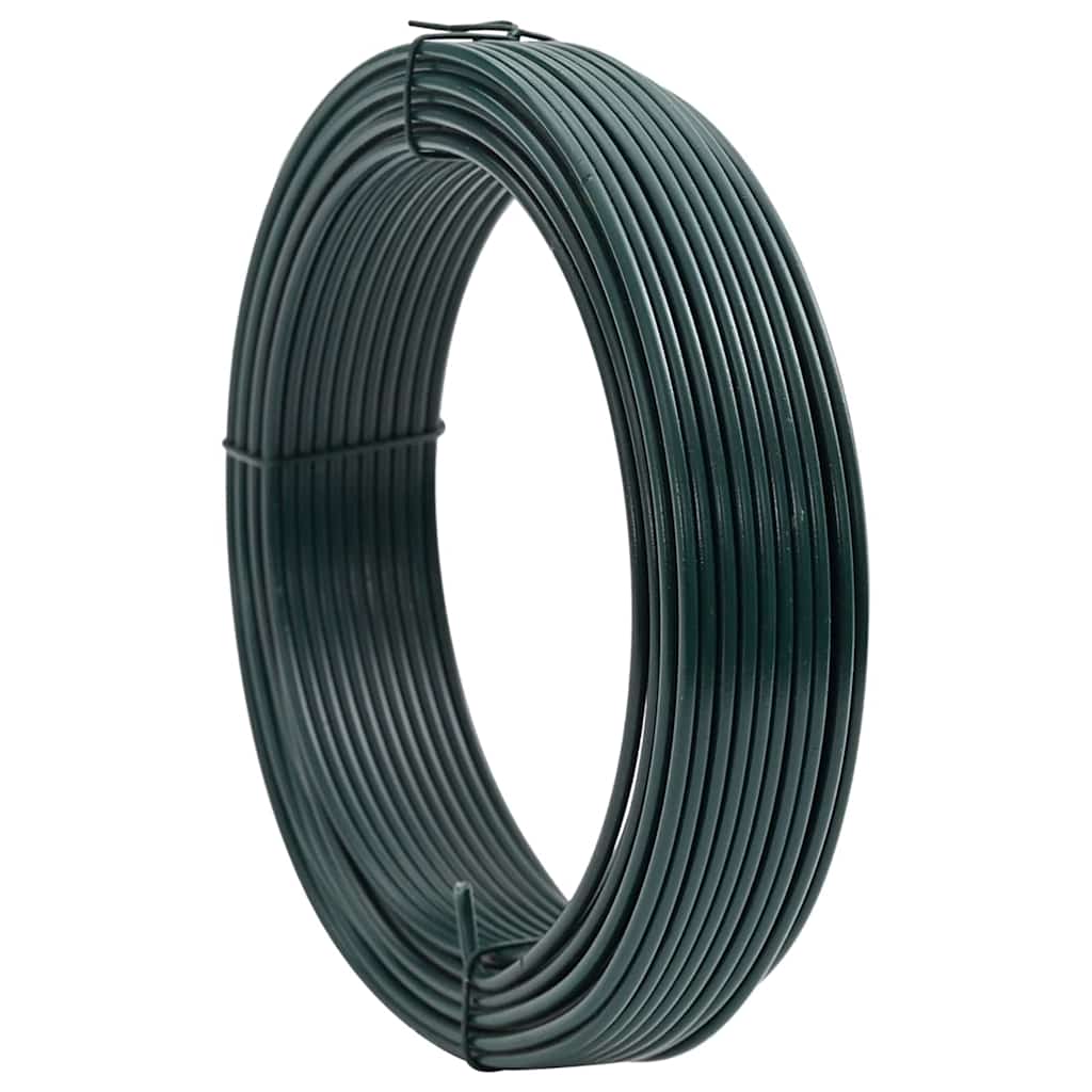 Tvorelių rišimo viela Žalia 80 m PVC
