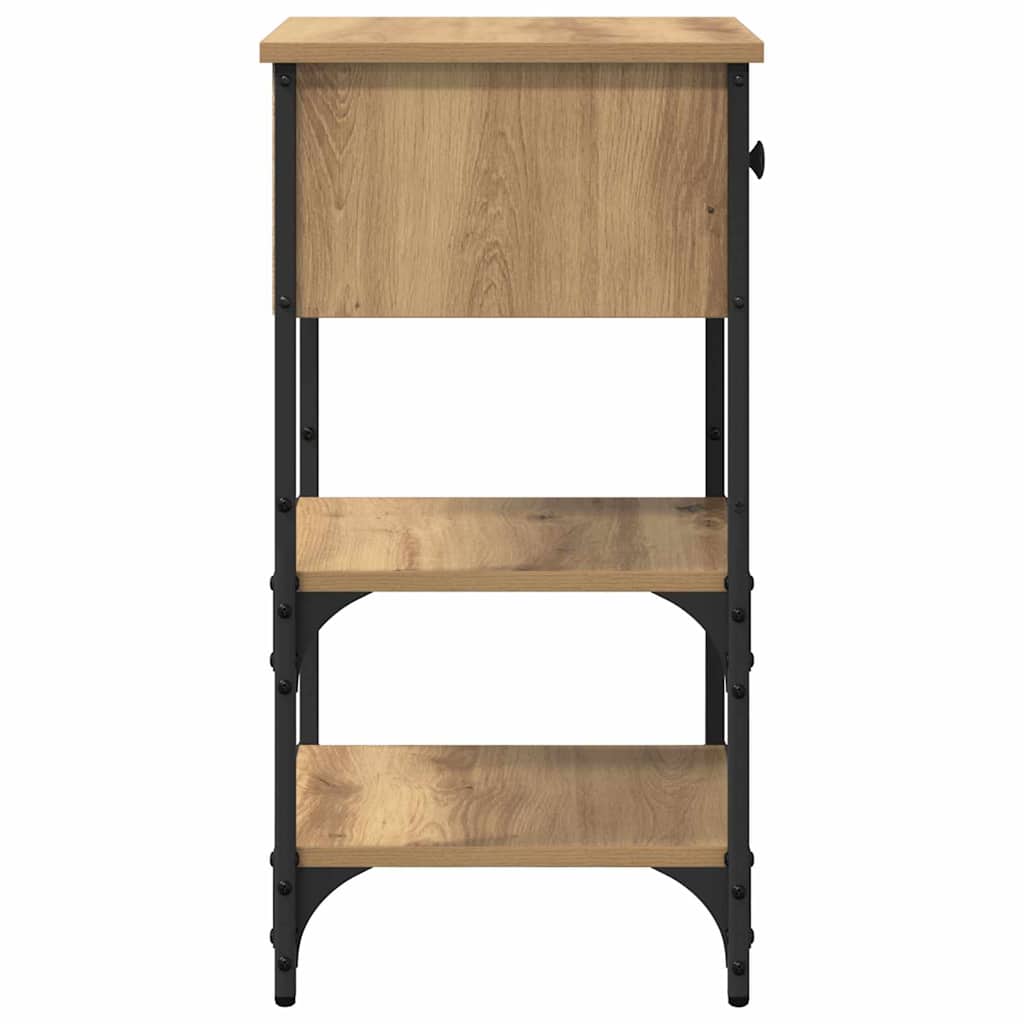 Bedside cabinet with a drawer Brown 33.5 x 36 x 70 cm