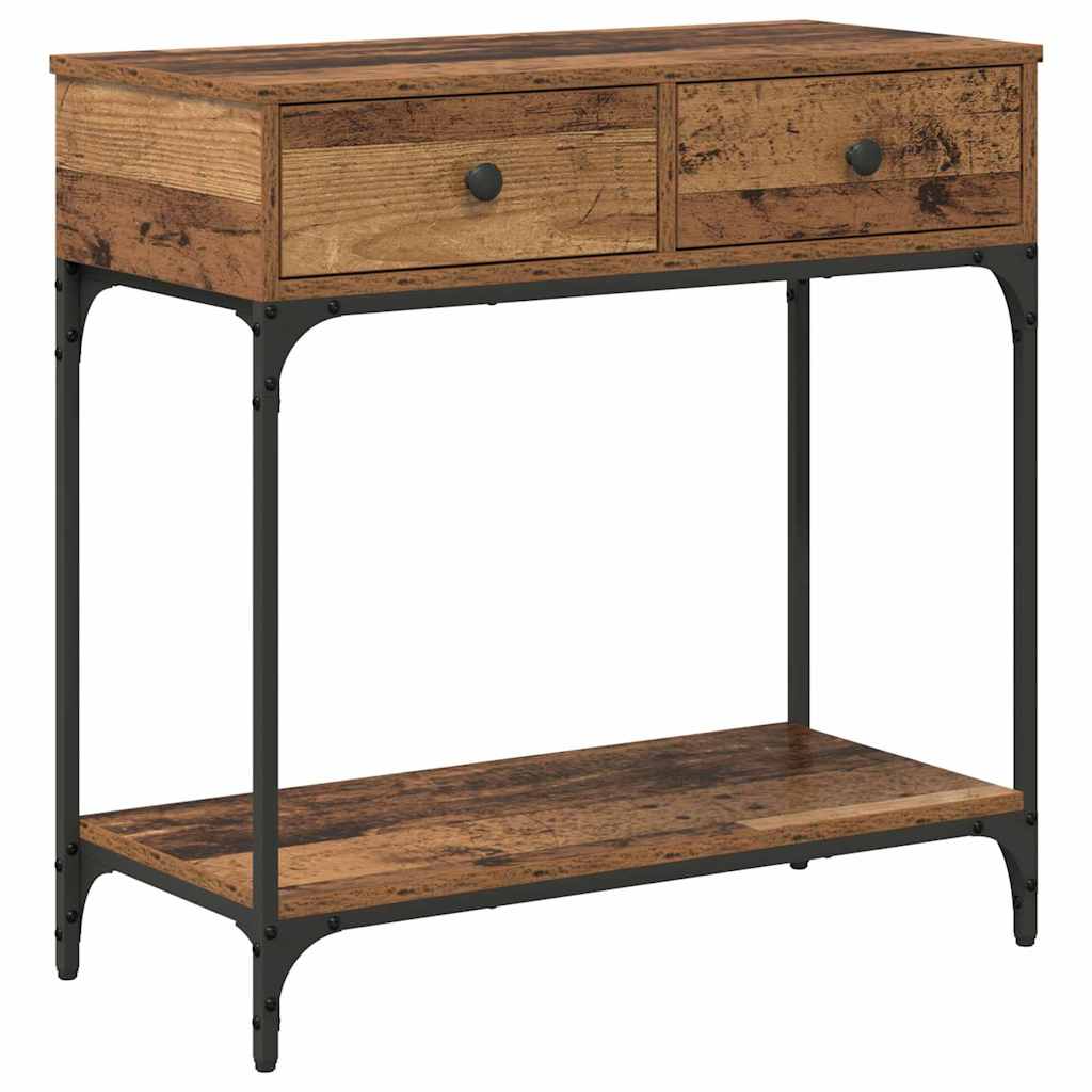Konsolinis stalas su stalčių Sena mediena 75 x 34,5 x 75 cm