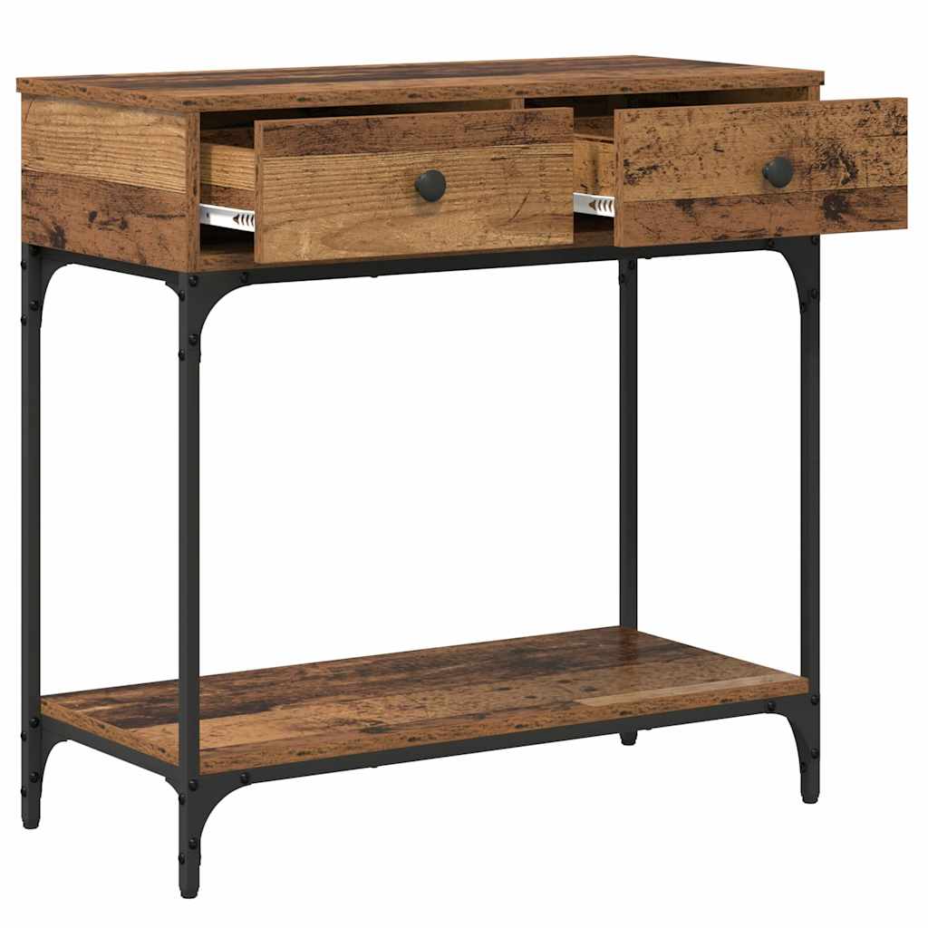 Konsolinis stalas su stalčių Sena mediena 75 x 34,5 x 75 cm