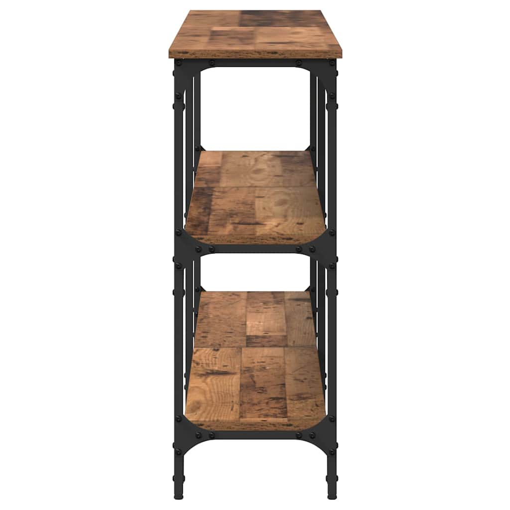 Console Table Antique Wood 200 x 29 x 75 cm