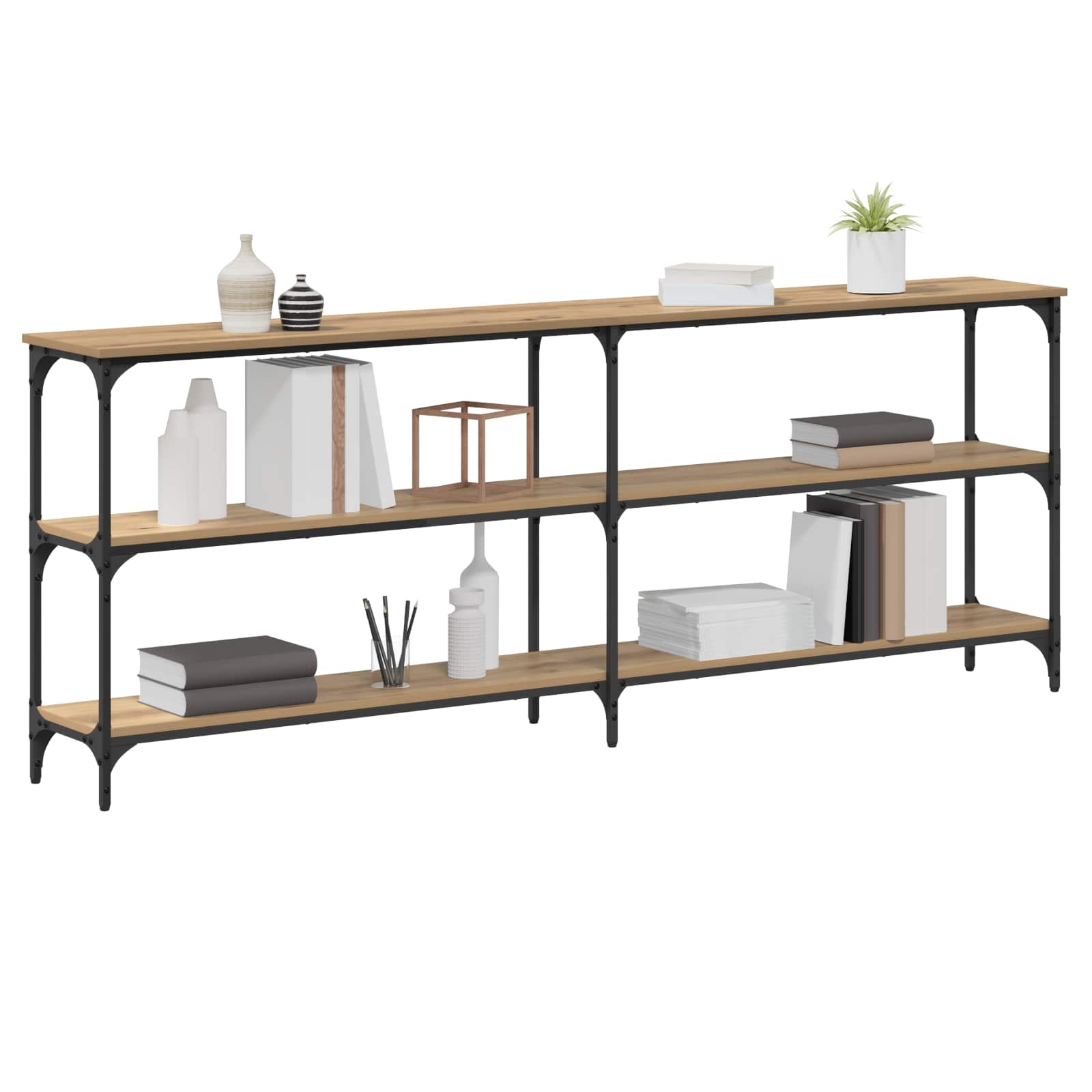 Konsoles galds ozola artisan 200 x 29 x 75 cm