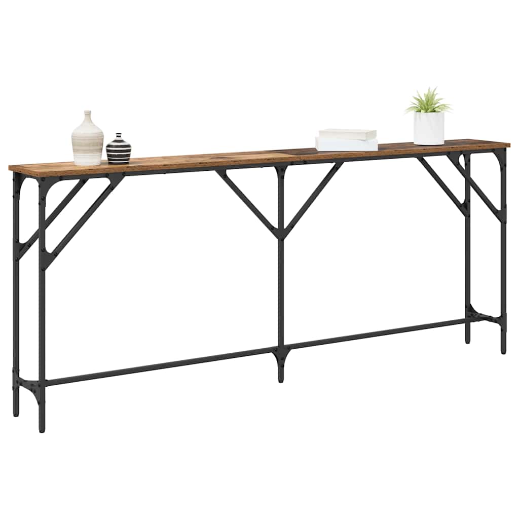 Konsolinis stalas Senovinis medis 180 x 23 x 75 cm