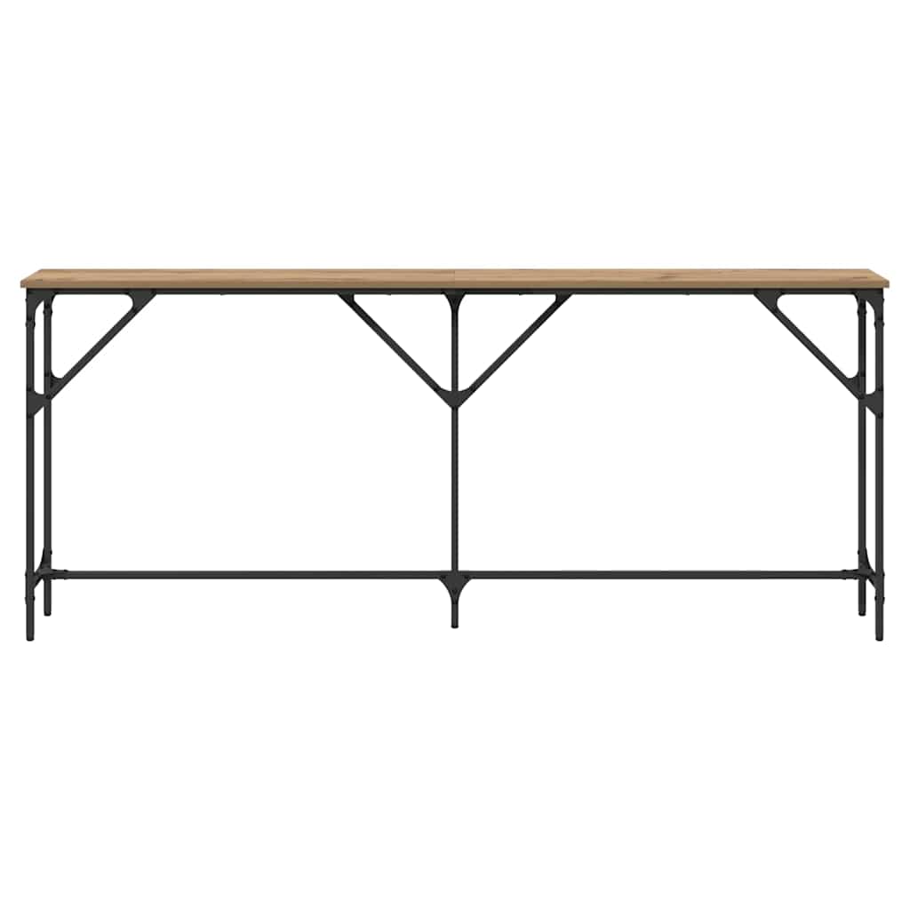 Konsolinis stalas artisano ąžuolo 180 x 23 x 75 cm