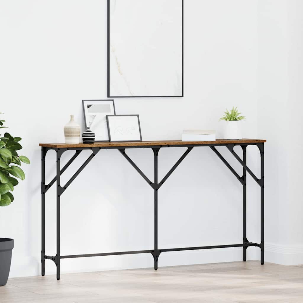 Konsolinis stalas Senovinis medis 140 x 23 x 75 cm
