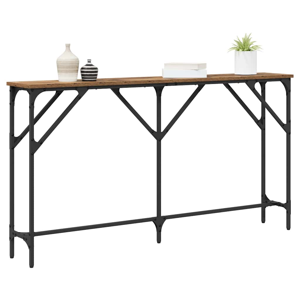 Konsolinis stalas Senovinis medis 140 x 23 x 75 cm