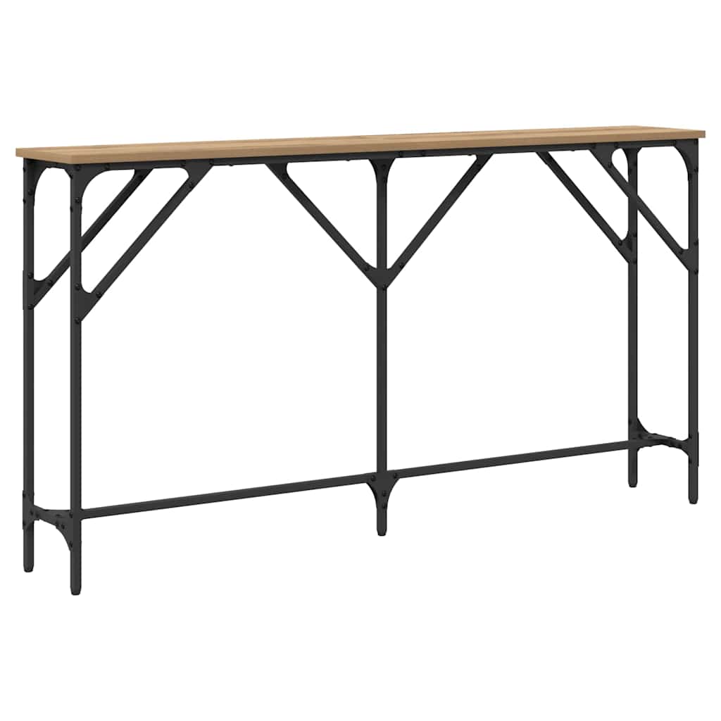 Konsolinis stalas artisano ąžuolo 140 x 23 x 75 cm