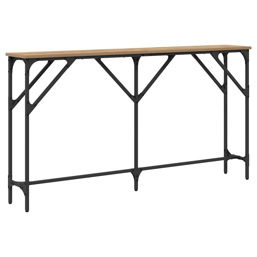 Konsolinis stalas artisano ąžuolo 140 x 23 x 75 cm