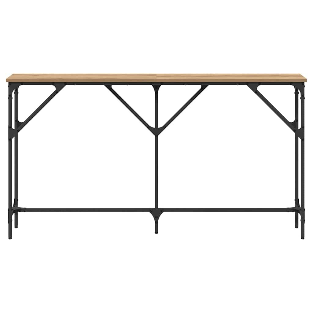 Konsolinis stalas artisano ąžuolo 140 x 23 x 75 cm