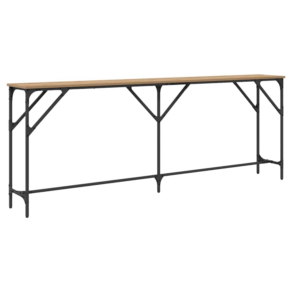 Konsolinis stalas artisano ąžuolo 200 x 29 x 75 cm