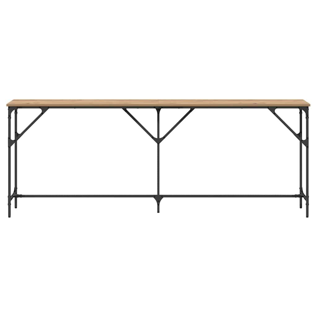 Konsolinis stalas artisano ąžuolo 200 x 29 x 75 cm