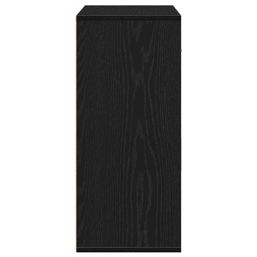 Kabalas juoda ąžuolo 60 x 31 x 70 cm Apdirbta mediena