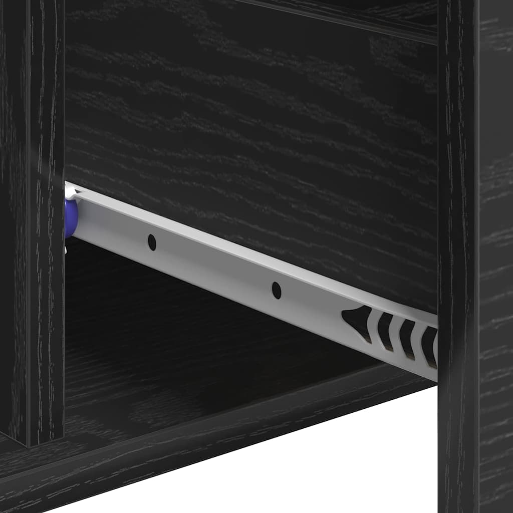 Kabal Black oak 60 x 31 x 70 cm Engineered wood