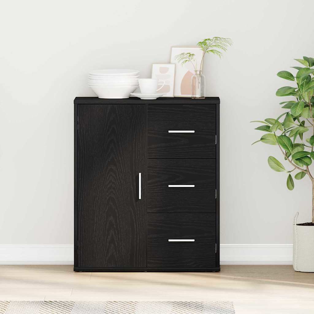 Kabal Black oak 60 x 31 x 70 cm Engineered wood