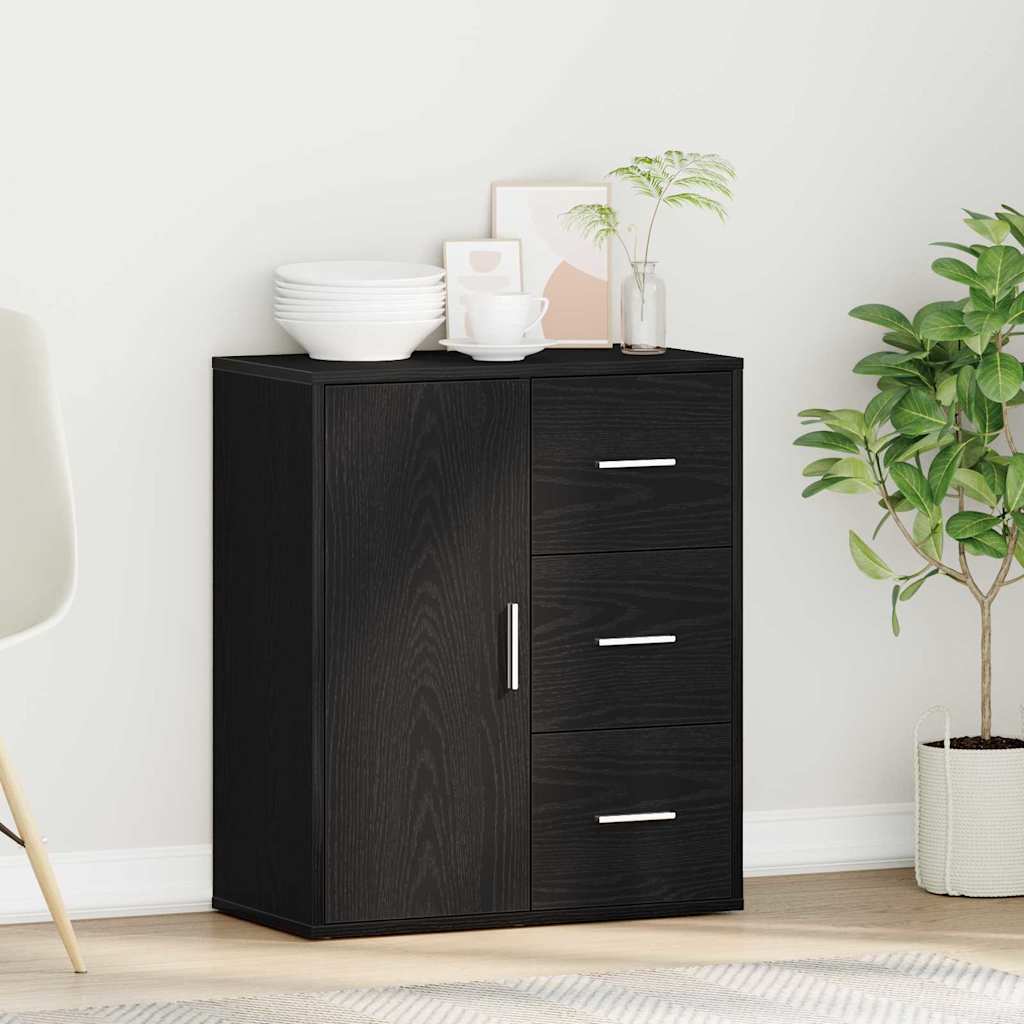 Kabal Black oak 60 x 31 x 70 cm Engineered wood