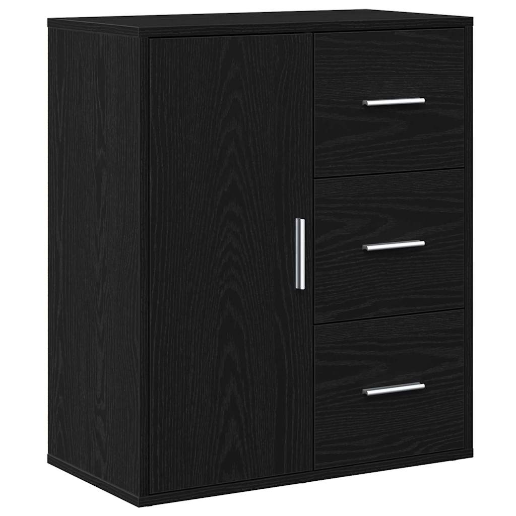 Kabal Black oak 60 x 31 x 70 cm Engineered wood