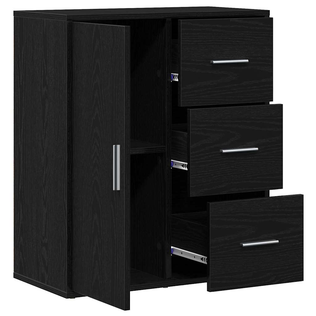 Kabal Black oak 60 x 31 x 70 cm Engineered wood