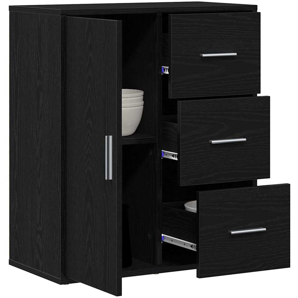 Kabal Black oak 60 x 31 x 70 cm Engineered wood