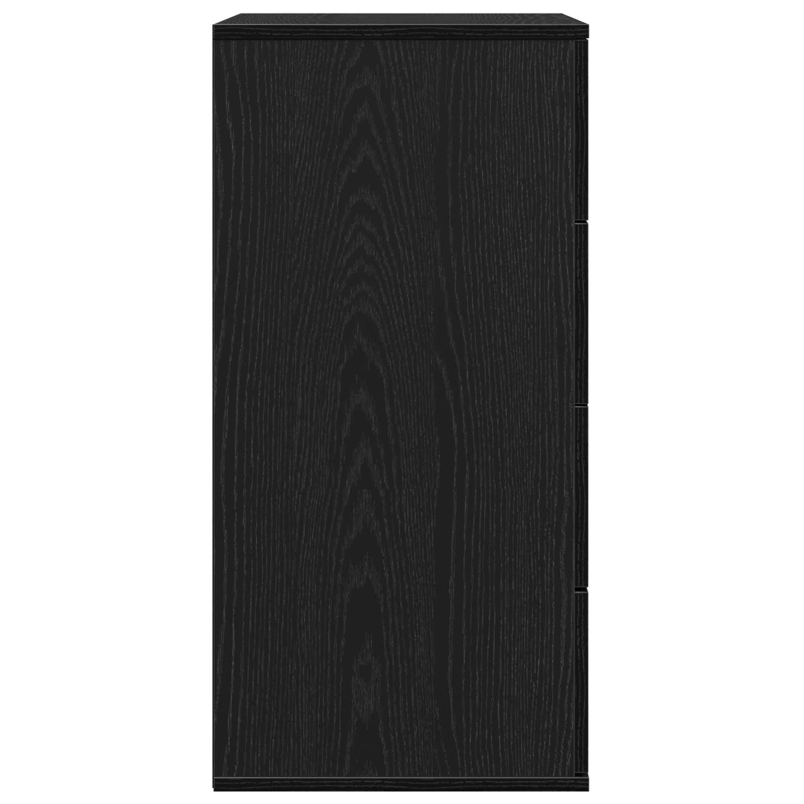 Kabalas Juodas ąžuolas 60 x 39 x 80 cm Apdirbta mediena