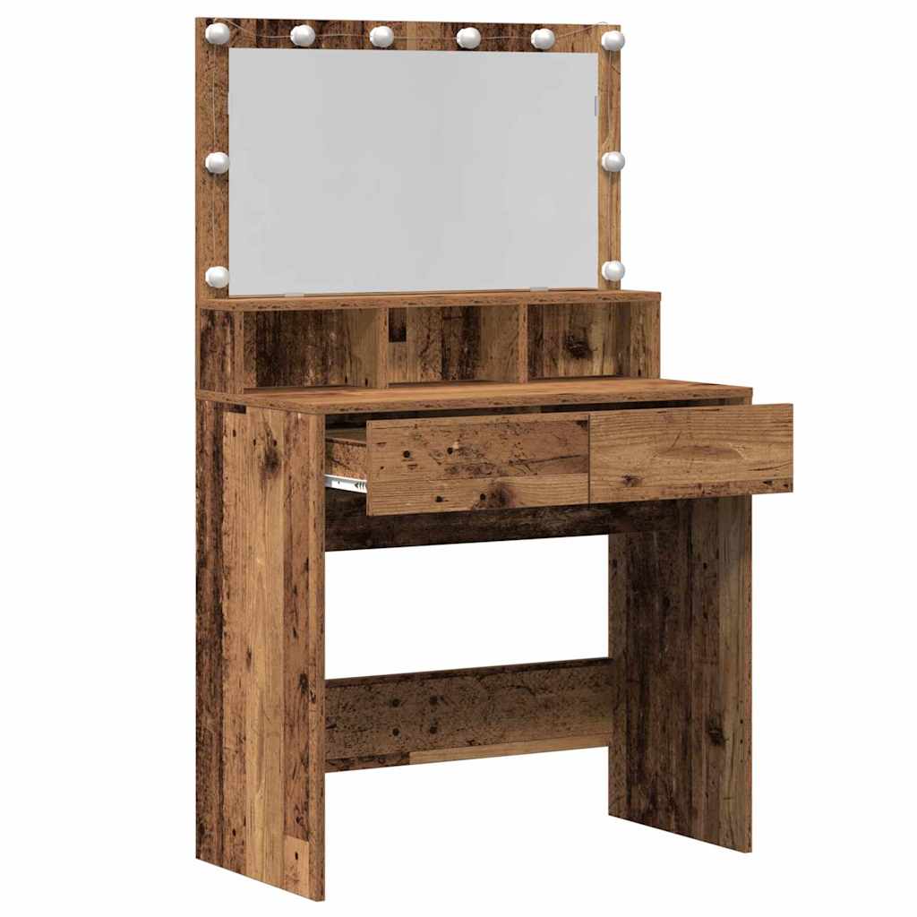 Makiažo stalas Senas medis 80 x 41 x 134,5 cm Apdirbta mediena