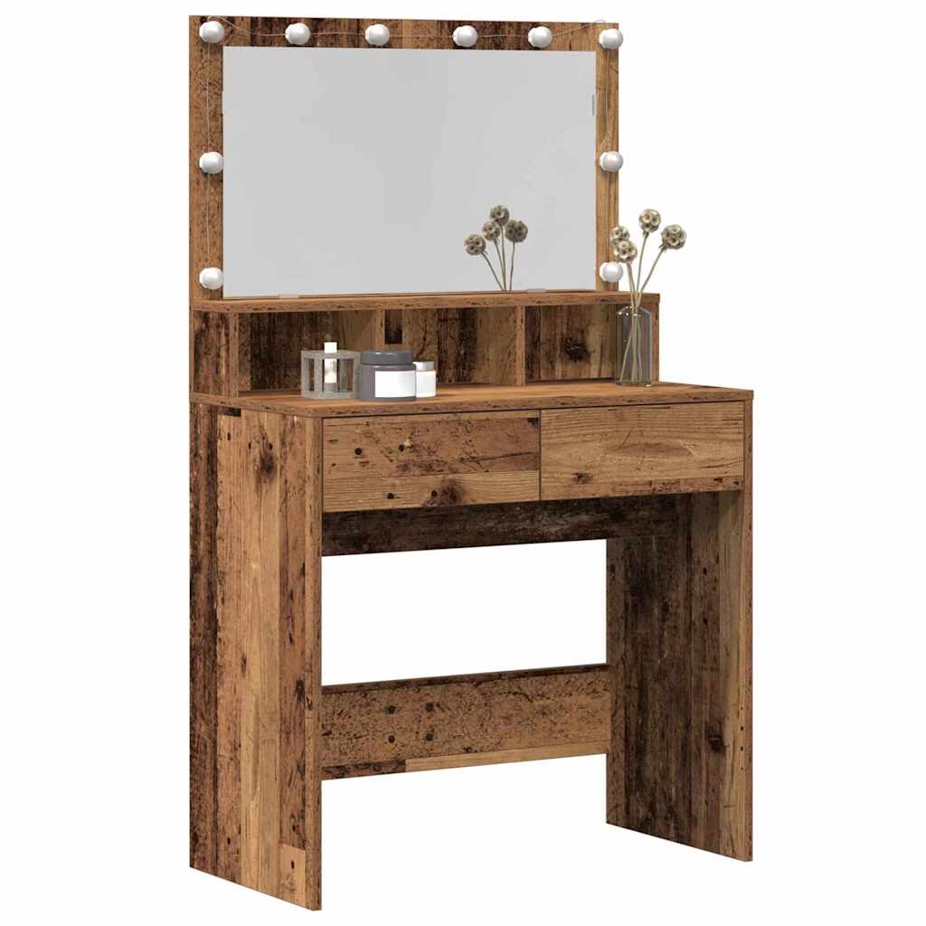 Makiažo stalas Senas medis 80 x 41 x 134,5 cm Apdirbta mediena