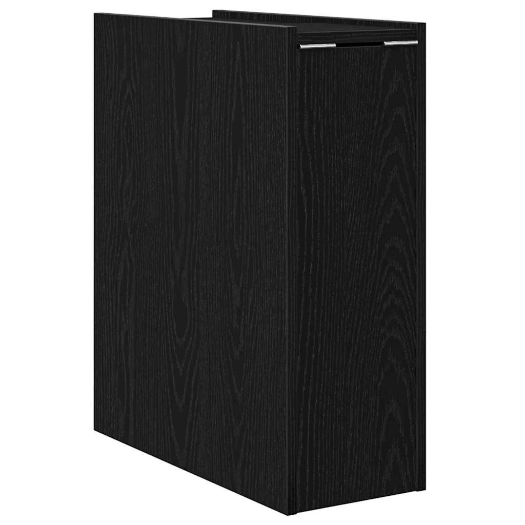 Vannas istabas mēbeļu komplekts Melns ozols 80 x 18 x 60 cm