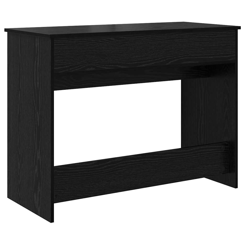 Tualetes galdiņš melns ozols 100 x 45 x 76 cm Apstrādāta koksne
