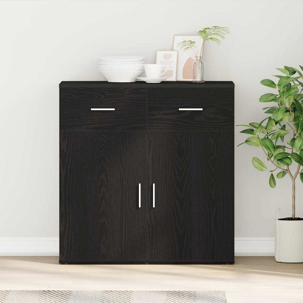 Kabalas juoda ąžuolo 79 x 38 x 80 cm Apdirbta mediena