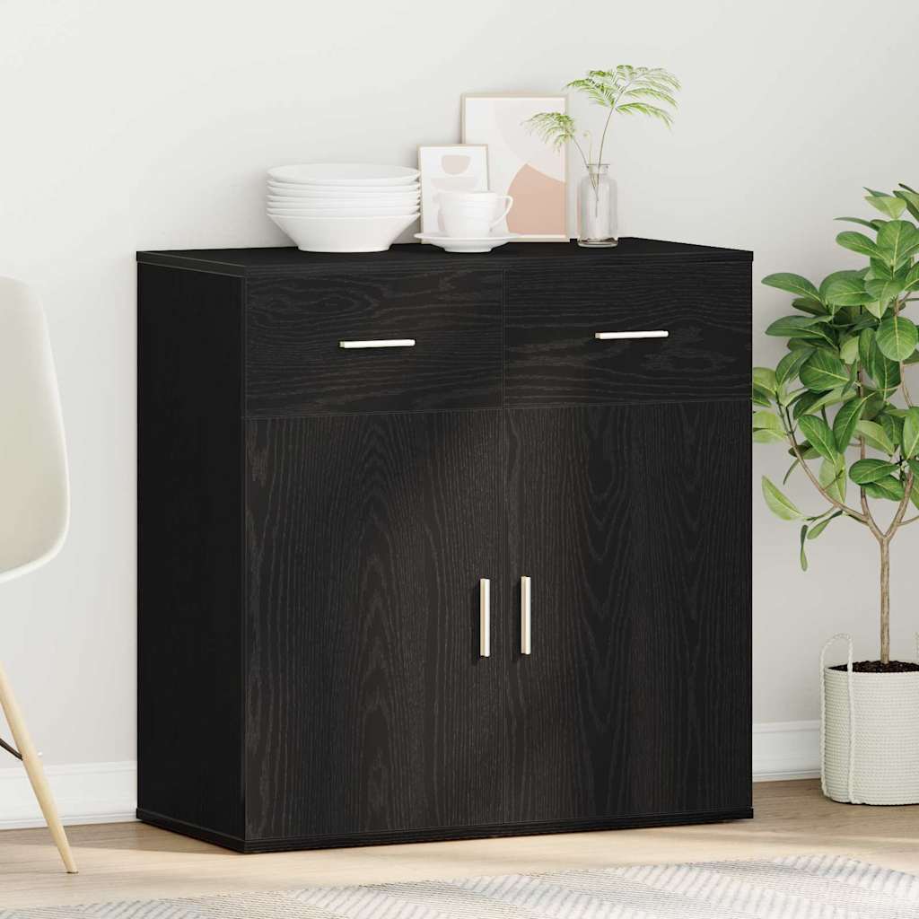 Kabalas juoda ąžuolo 79 x 38 x 80 cm Apdirbta mediena