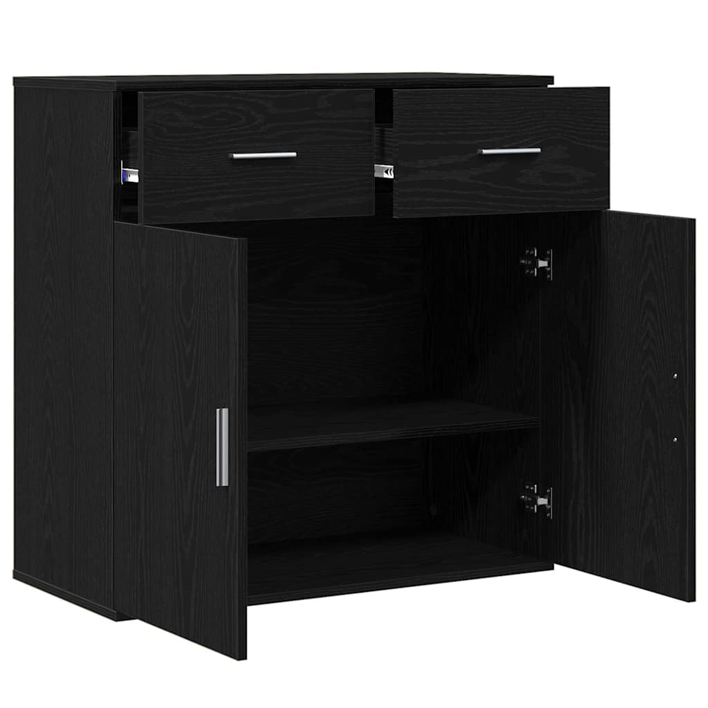 Kabalas juoda ąžuolo 79 x 38 x 80 cm Apdirbta mediena