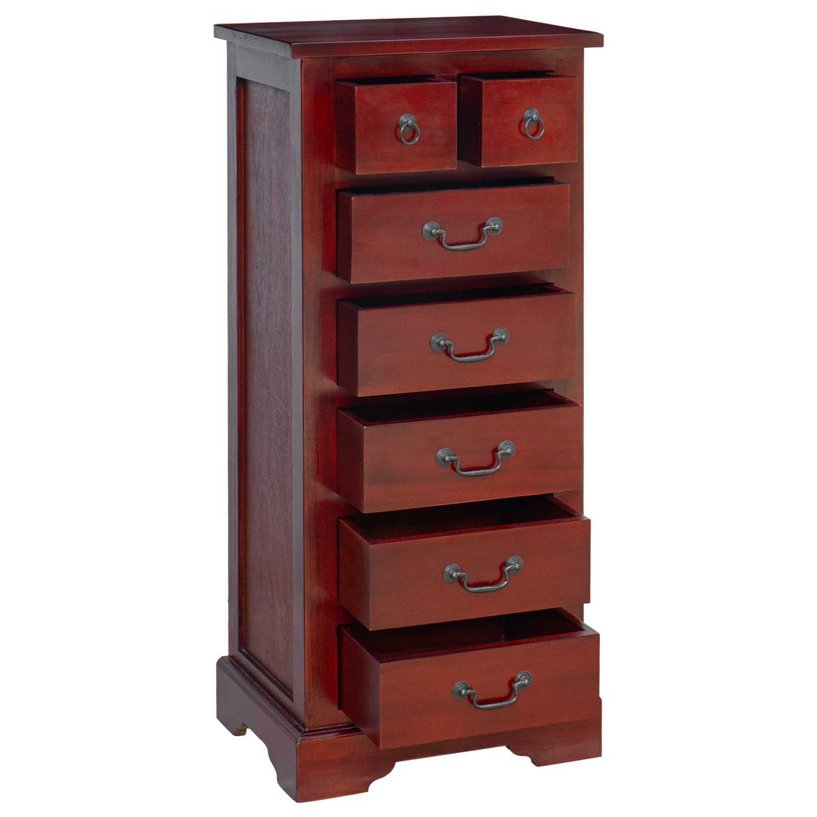 Brown drawer cabinet 45 x 35 x 100.5 cm
