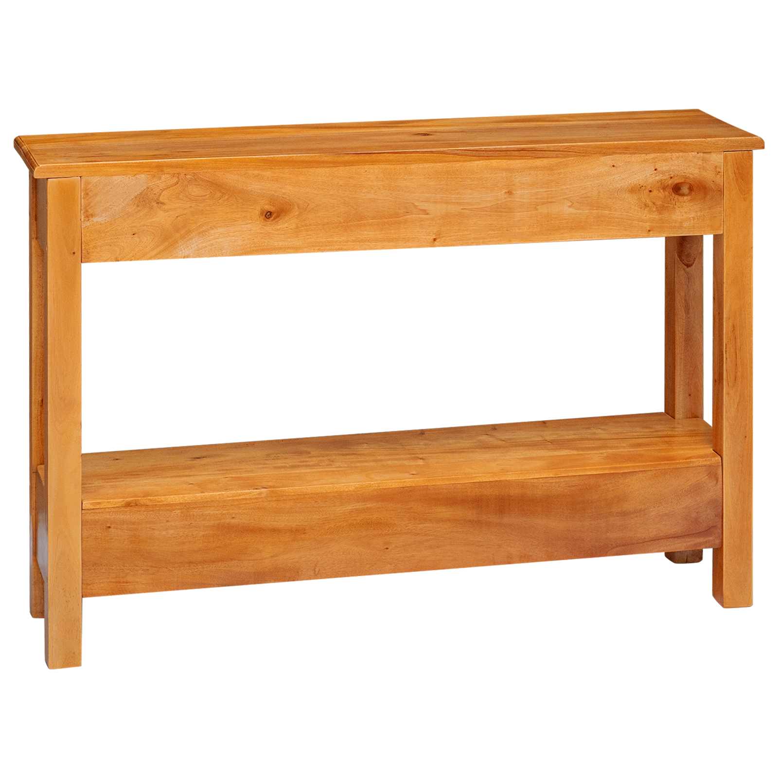 Console Table with Drawer Natural 115 x 32 x 76 cm